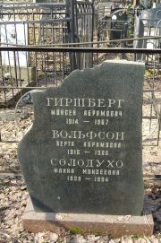 Вольфсон Берта Абрамовна, Москва, Востряковское кладбище